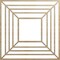 Ekena Millwork Raven Wood Fretwork Pierced Ceiling Medallion, Hickory, 40"OD x 14 5/8"ID x 1/4"T CMWP40X40X0250RAHI - alternate 1